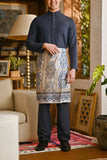 Pahlawan Bespoke Fit Baju Melayu Cekak Musang - Dark Slate Blue