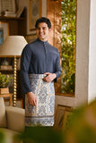 Pahlawan Bespoke Fit Baju Melayu Cekak Musang - Dark Slate Blue