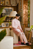 Pahlawan Bespoke Fit Baju Melayu Cekak Musang - Pearl Pink