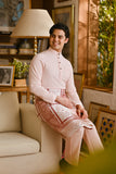 Pahlawan Bespoke Fit Baju Melayu Cekak Musang - Pearl Pink