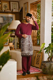 Pahlawan Smart Fit Baju Melayu Teluk Belanga - Purple Potion