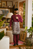 Pahlawan Smart Fit Baju Melayu Teluk Belanga - Purple Potion