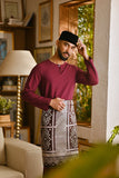 Pahlawan Smart Fit Baju Melayu Teluk Belanga - Purple Potion
