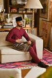 Pahlawan Smart Fit Baju Melayu Teluk Belanga - Purple Potion