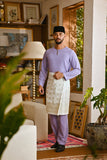 Pahlawan Smart Fit Baju Melayu Teluk Belanga - Lavender
