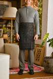 Pahlawan Bespoke Fit Baju Melayu Cekak Musang - Ash Grey