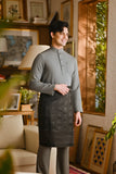Pahlawan Bespoke Fit Baju Melayu Cekak Musang - Ash Grey