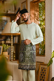 Pahlawan Smart Fit Baju Melayu Teluk Belanga - Fog Green