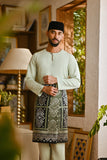 Pahlawan Smart Fit Baju Melayu Teluk Belanga - Fog Green