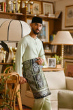 Pahlawan Smart Fit Baju Melayu Teluk Belanga - Fog Green