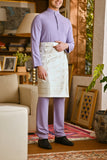 Pahlawan Bespoke Fit Baju Melayu Cekak Musang - Lavender