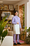 Pahlawan Bespoke Fit Baju Melayu Cekak Musang - Lavender