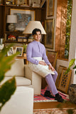 Pahlawan Bespoke Fit Baju Melayu Cekak Musang - Lavender
