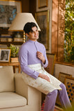 Pahlawan Bespoke Fit Baju Melayu Cekak Musang - Lavender