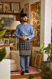 Pahlawan Smart Fit Baju Melayu Teluk Belanga - Infinity Blue