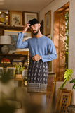 Pahlawan Smart Fit Baju Melayu Teluk Belanga - Infinity Blue