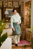 Pahlawan Bespoke Fit Baju Melayu Cekak Musang - Fog Green