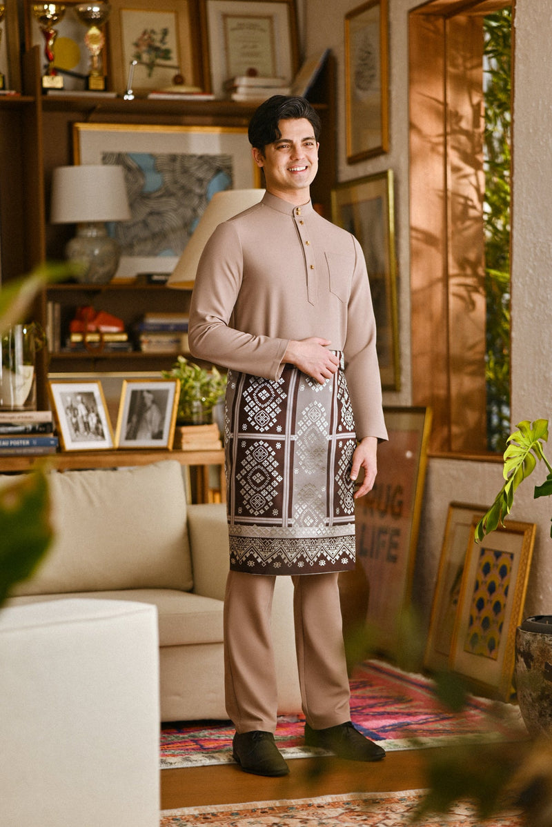 Pahlawan Bespoke Fit Baju Melayu Cekak Musang - Antler