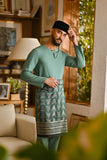 Pahlawan Smart Fit Baju Melayu Teluk Belanga - Sage Green