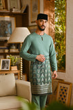 Pahlawan Smart Fit Baju Melayu Teluk Belanga - Sage Green
