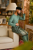 Pahlawan Smart Fit Baju Melayu Teluk Belanga - Sage Green