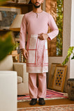 Pahlawan Smart Fit Baju Melayu Teluk Belanga - Blush Rose