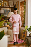 Pahlawan Smart Fit Baju Melayu Teluk Belanga - Blush Rose
