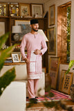Pahlawan Smart Fit Baju Melayu Teluk Belanga - Blush Rose
