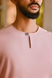 Pahlawan Smart Fit Baju Melayu Teluk Belanga - Blush Rose