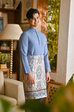 Pahlawan Bespoke Fit Baju Melayu Cekak Musang - Infinity Blue