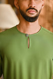 Pahlawan Smart Fit Baju Melayu Teluk Belanga - Grass Green