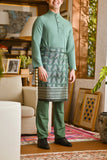 Pahlawan Bespoke Fit Baju Melayu Cekak Musang - Sage Green