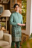 Pahlawan Bespoke Fit Baju Melayu Cekak Musang - Sage Green