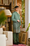 Pahlawan Bespoke Fit Baju Melayu Cekak Musang - Sage Green
