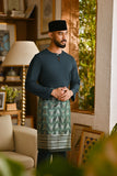 Pahlawan Smart Fit Baju Melayu Teluk Belanga - Emerald Green