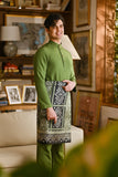 Pahlawan Bespoke Fit Baju Melayu Cekak Musang - Grass Green