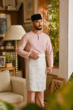 Pahlawan Smart Fit Baju Melayu Teluk Belanga - Rose Pink