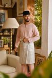 Pahlawan Smart Fit Baju Melayu Teluk Belanga - Rose Pink
