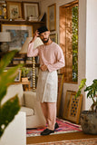 Pahlawan Smart Fit Baju Melayu Teluk Belanga - Rose Pink
