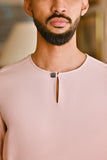 Pahlawan Smart Fit Baju Melayu Teluk Belanga - Rose Pink