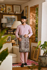 Pahlawan Smart Fit Baju Melayu Teluk Belanga - Fragrant Lilac