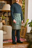 Pahlawan Bespoke Fit Baju Melayu Cekak Musang - Emerald Green