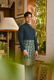 Pahlawan Bespoke Fit Baju Melayu Cekak Musang - Emerald Green