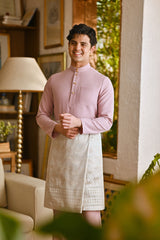 Pahlawan Bespoke Fit Baju Melayu Cekak Musang - Fragrant Lilac