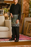 Pahlawan Bespoke Fit Kids Baju Melayu Cekak Musang - Black