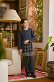 Pahlawan Smart Fit Kids Baju Melayu Teluk Belanga - Dark Slate Blue