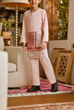 Pahlawan Smart Fit Kids Baju Melayu Teluk Belanga - Pearl Pink