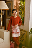 Pahlawan Smart Fit Kids Baju Melayu Teluk Belanga - Mandarin Red