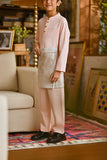 Pahlawan Bespoke Fit Kids Baju Melayu Cekak Musang - Pearl Pink