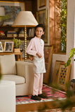 Pahlawan Bespoke Fit Kids Baju Melayu Cekak Musang - Pearl Pink